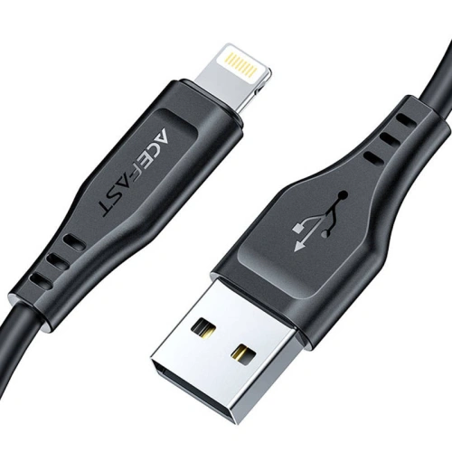 Kup Kabel Acefast C3-02 USB-A / Lightning, MFi, 2.4A, 1.2m (schwarz) - ACE69 - {ean13} - Sklep Home Screen
