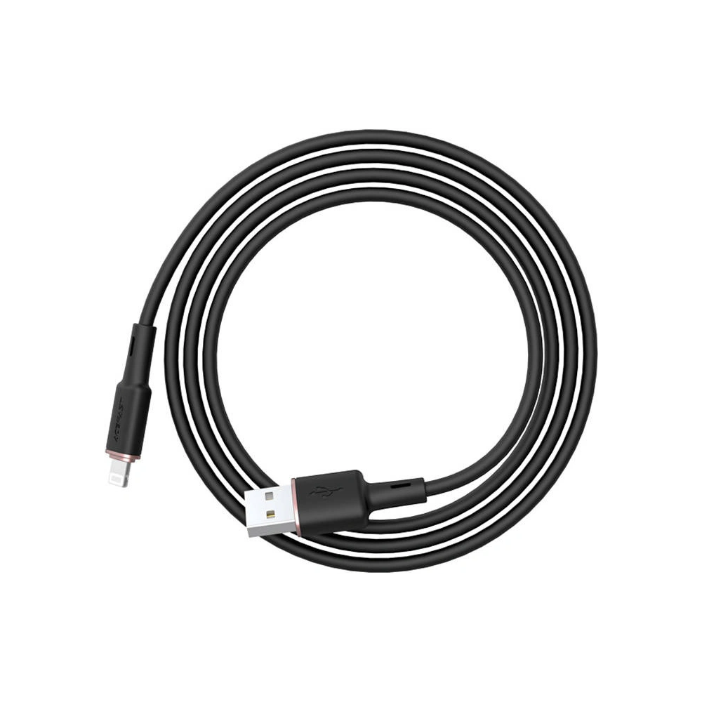 Kabel Acefast C2-02 USB-A / Lightining, MFi, 2.4A, 1.2m (czarny)