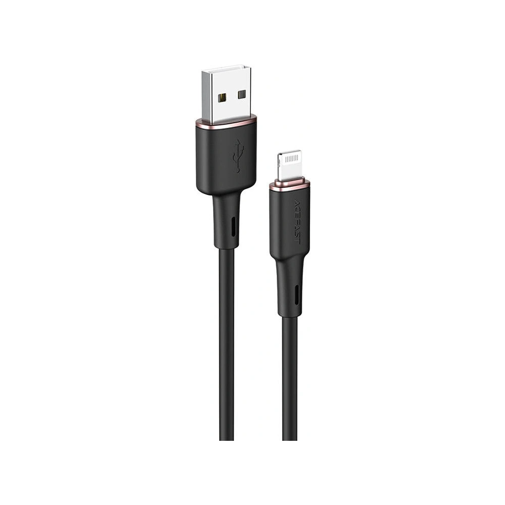 Kabel Acefast C2-02 USB-A / Lightining, MFi, 2.4A, 1.2m (czarny)