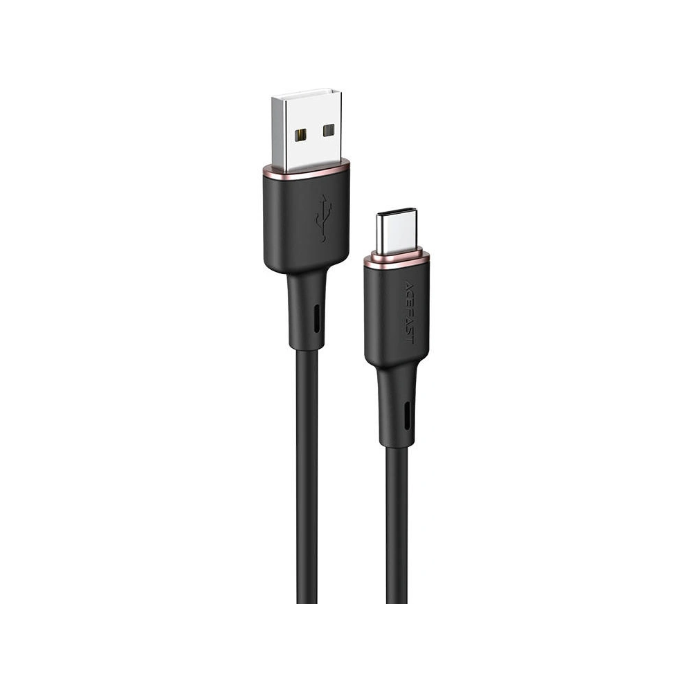 Kabel Acefast C2-04 USB-A / USB-C, 3A, 1.2m (czarny)