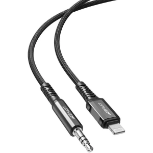 Kup 1.2m Acefast C1-06 Lightning / cablu mini jack 3,5 mm, (negru) - ACE74 - {ean13} - Sklep Home Screen