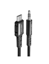 Buy Acefast C1-08 cable USB-C / mini jack 3,5mm 1.2m (black) - ACE75 - {ean13} - Home Screen Store Europe