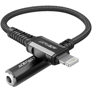 Kup Adapter Acefast C1-05 Lightning / mini jack 3,5mm 18cm (czarny) - ACE76 - {ean13} - Sklep Home Screen