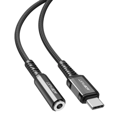 Kup Adapter Acefast C1-07 USB-C / Mini-Klinke 3,5mm 18cm (schwarz) - ACE77 - {ean13} - Sklep Home Screen