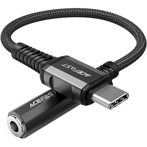 Kup Adapter Acefast C1-07 USB-C / mini jack 3,5mm 18cm (czarny) - ACE77 - {ean13} - Sklep Home Screen