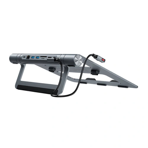 Kup Multifunkční stojan pod laptop Acefast E5 Plus USB-C / 2xUSB-A, USB-C PD 100W, SD/TF, HDMI, RJ45 (černý) - ACE84 - {ean13} - Sklep Home Screen