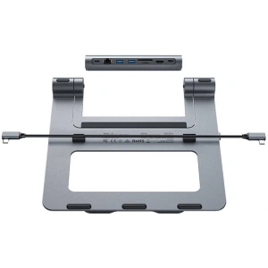 Kup Multifunktionale Laptop-Ständer Acefast E5 Plus USB-C / 2xUSB-A, USB-C PD 100W, SD/TF, HDMI, RJ45 (schwarz) - ACE84 - {ean13} - Sklep Home Screen
