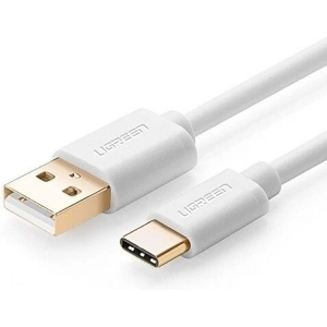 Gold plated USB-C Cable UGREEN 0.5m White