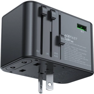 Kup Ładowarka sieciowa podróżna Acefast Z1 US/EU/UK/AU, 2xUSB-A, 3xUSB-C, GaN, 67W, (czarna) - ACE82 - {ean13} - Sklep Home Screen