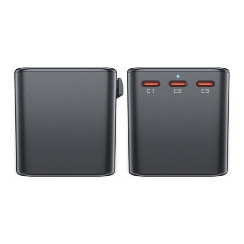 Kup Acefast Z1 US/EU/UK/AU încărcător de perete de călătorie, 2xUSB-A, 3xUSB-C, GaN, 67W, (negru) - ACE82 - {ean13} - Sklep Home Screen
