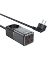 Acefast Z2 încărcător de rețea/bandă de alimentare 2xUSB-A, 3xUSB-C, GaN, 75W (negru)