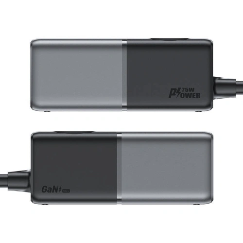 Kup Acefast Z2 încărcător de rețea/bandă de alimentare 2xUSB-A, 3xUSB-C, GaN, 75W (negru) - ACE83 - {ean13} - Sklep Home Screen
