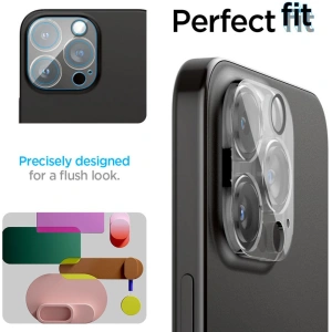 Kup Zesílené sklo na fotoaparát Spigen Optik.tr ez Fit Camera Protector Apple iPhone 14 Pro / 14 Pro Max / 15 Pro / 15 Pro Max Crystal Clear [2 PACK] - SPN3202 - {ean13} - Sklep Home Screen