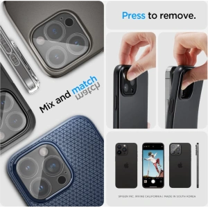 Kup Zesílené sklo na fotoaparát Spigen Optik.tr ez Fit Camera Protector Apple iPhone 14 Pro / 14 Pro Max / 15 Pro / 15 Pro Max Crystal Clear [2 PACK] - SPN3202 - {ean13} - Sklep Home Screen