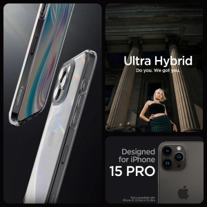 Etui Spigen Ultra Hybrid Apple iPhone 15 Pro Space Crystal