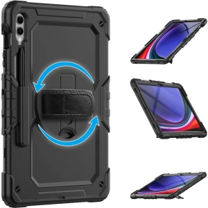 Kup Etui Tech-Protect Solid360 Samsung Galaxy Tab S9 FE+ Plus Black - THP2443 - {ean13} - Sklep Home Screen