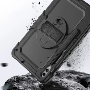 Etui Tech-Protect Solid360 Samsung Galaxy Tab S9 FE+ Plus Černá