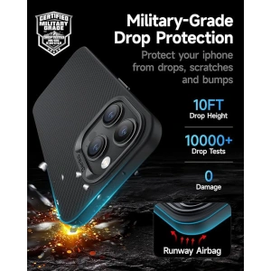 Kup Etui Benks MagClap ArmorPro Kevlar tok 600D Apple iPhone 15 Pro Max - BKS233 - {ean13} - Sklep Home Screen