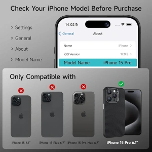 Kup Etui Benks MagClap ArmorPro Kevlar tok 600D Apple iPhone 15 Pro Max - BKS233 - {ean13} - Sklep Home Screen