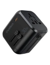 Reiseladegerät Choetech PD5008 3xUSB-A, 1xUSB-C, GaN, 30W, US/EU/UK/AU (schwarz)