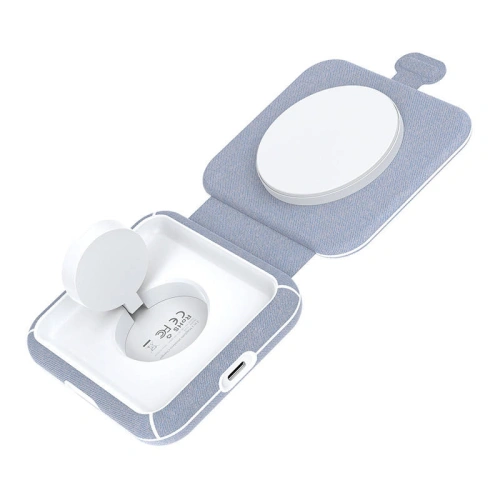 Kup Bezdrátová indukční nabíječka Choetech T323 2w1, MagSafe, MFI (šedá) - CHT193 - {ean13} - Sklep Home Screen
