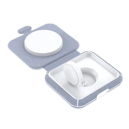 Kup Bezdrátová indukční nabíječka Choetech T323 2w1, MagSafe, MFI (šedá) - CHT193 - {ean13} - Sklep Home Screen