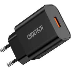 Buy Choetech Q5003 QC 3.0 network charger, 18W (black) - CHT194 - {ean13} - Home Screen Store Europe