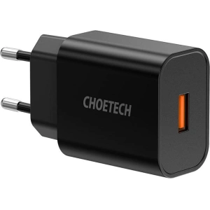 Buy Choetech Q5003 QC 3.0 network charger, 18W (black) - CHT194 - {ean13} - Home Screen Store Europe