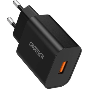 Buy Choetech Q5003 QC 3.0 network charger, 18W (black) - CHT194 - {ean13} - Home Screen Store Europe