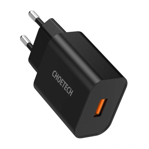 Buy Choetech Q5003 QC 3.0 network charger, 18W (black) - CHT194 - {ean13} - Home Screen Store Europe
