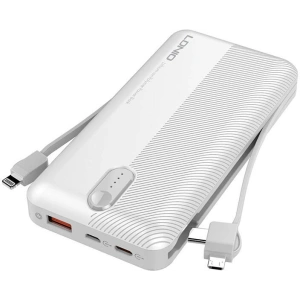 Kup Powerbank LDNIO PL1013 10000mAh + Kabel 3in1 USB-C, Micro-USB, Lightning (weiß) - LDN466 - {ean13} - Sklep Home Screen