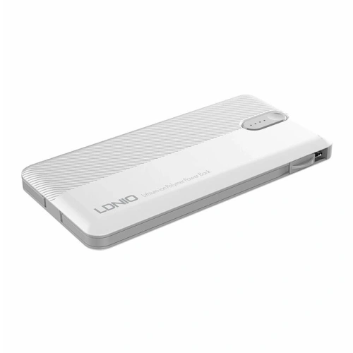 Kup Powerbank LDNIO PL1013 10000mAh + Kabel 3in1 USB-C, Micro-USB, Lightning (weiß) - LDN466 - {ean13} - Sklep Home Screen
