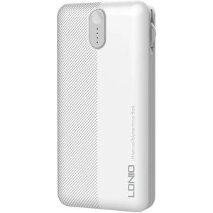 Kup Powerbank LDNIO PL1013 10000mAh + kabel 3w1 USB-C, micro USB, Lightning (biały) - LDN466 - {ean13} - Sklep Home Screen