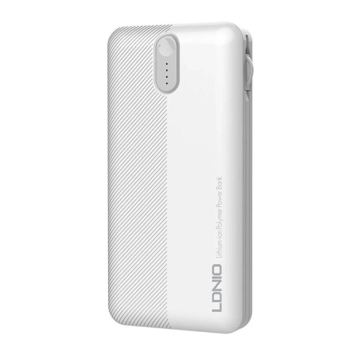 Kup Powerbank LDNIO PL1013 10000mAh + Kabel 3in1 USB-C, Micro-USB, Lightning (weiß) - LDN466 - {ean13} - Sklep Home Screen