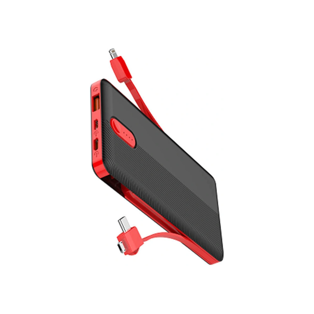 Powerbank LDNIO PL2014 20000mAh + kabel 3w1 USB-C, micro USB, Lightning (czarny)