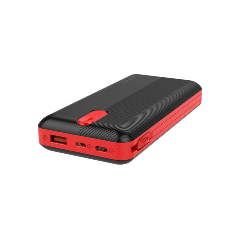 Powerbank LDNIO PL2014 20000mAh + kabel 3w1 USB-C, micro USB, Lightning (czarny)