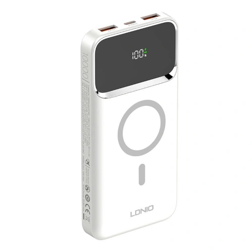 Kup Powerbank LDNIO PQ12 2xUSB-A, USB-C, 15W, 10000mAh (fehér) - LDN470 - {ean13} - Sklep Home Screen