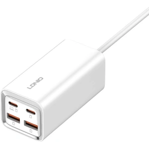 Kup Ładowarka sieciowa LDNIO A4610C 2xUSB-A, 2xUSB-C, PD, QC4, PPS, AF, 65W (biała) - LDN473 - {ean13} - Sklep Home Screen