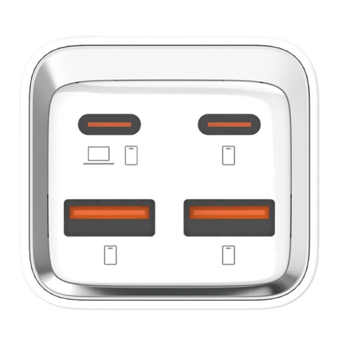 Kup Netzteil LDNIO A4610C 2xUSB-A, 2xUSB-C, PD, QC4, PPS, AF, 65W (weiß) - LDN473 - {ean13} - Sklep Home Screen