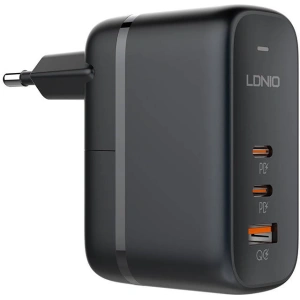 Kup Síťová nabíječka LDNIO Q366 USB-A, 2xUSB-C, GaN, 65W černá - LDN474 - {ean13} - Sklep Home Screen