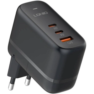 Kup Ładowarka sieciowa LDNIO Q366 USB-A, 2xUSB-C, GaN, 65W czarna - LDN474 - {ean13} - Sklep Home Screen