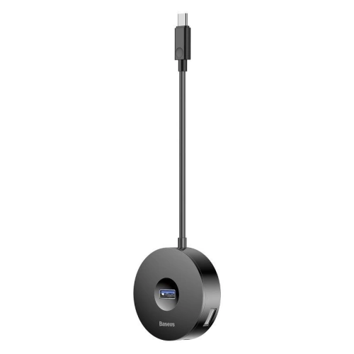 Kup Hub 4w1 USB-C to USB 3.0 + 3x USB 2.0 Baseus 15cm (fekete) - BSU483BLK - {ean13} - Sklep Home Screen