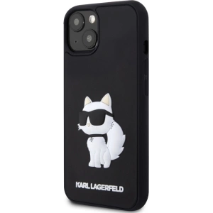 Kup Etui Karl Lagerfeld KLHCP14M3DRKHNK Apple iPhone 14 Plus / 15 Plus hardcase Rubber Choupette 3D czarny/black - KLD1825 - {ean13} - Sklep Home Screen
