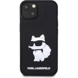 Kup Etui Karl Lagerfeld KLHCP14M3DRKHNK Apple iPhone 14 Plus / 15 Plus hardcase Rubber Choupette 3D czarny/black - KLD1825 - {ean13} - Sklep Home Screen