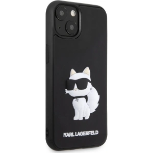 Kup Etui Karl Lagerfeld KLHCP14M3DRKHNK Apple iPhone 14 Plus / 15 Plus hardcase Rubber Choupette 3D czarny/black - KLD1825 - {ean13} - Sklep Home Screen
