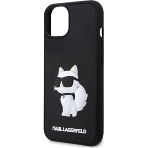 Kup Etui Karl Lagerfeld KLHCP14M3DRKHNK Apple iPhone 14 Plus / 15 Plus hardcase Rubber Choupette 3D czarny/black - KLD1825 - {ean13} - Sklep Home Screen