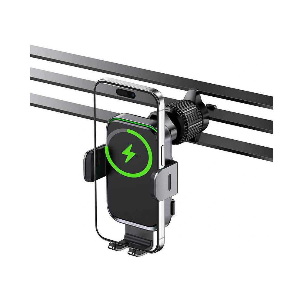 Uchwyt samochodowy Acefast D17 z ładowarką indukcyjną 15W (czarny)