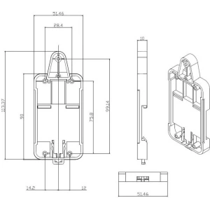 Kup Sonoff Suport de montare pe șină DIN DR - SNF126 - {ean13} - Sklep Home Screen