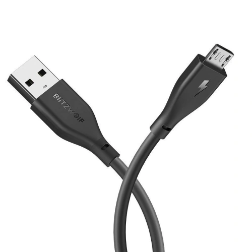 Kup Kabel Micro USB AmpCore II BlitzWolf BW-MC10 0,3m schwarz - BLZ026BLK - {ean13} - Sklep Home Screen