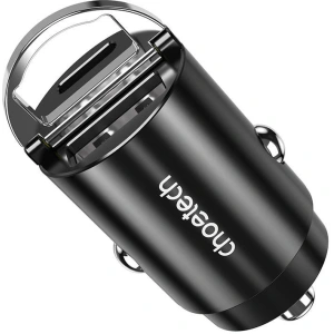 Kup Ładowarka samochodowa Choetech TC0006 1xUSB-A, 1xUSB-C, PD 3.0, 30W (czarna) - CHT201 - {ean13} - Sklep Home Screen